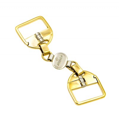 Key ring of the Italian house Baraka in 18ct gold