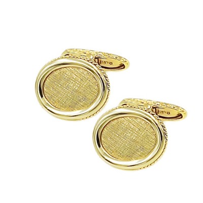 Cufflinks of yellow gold 14K