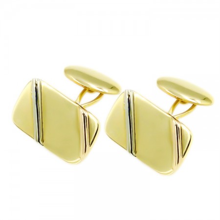 Μανικετόκουμπα από χρυσό 18 Καράτια