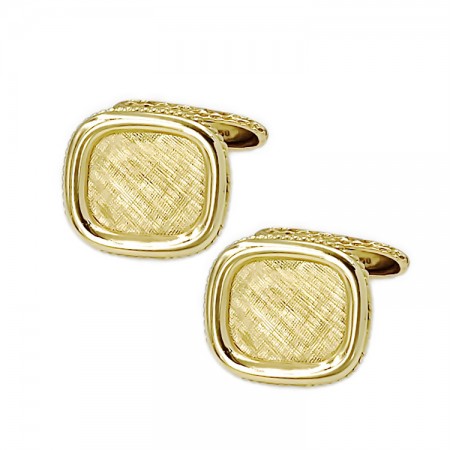 Μανικετόκουμπα από χρυσό 14 Καράτια