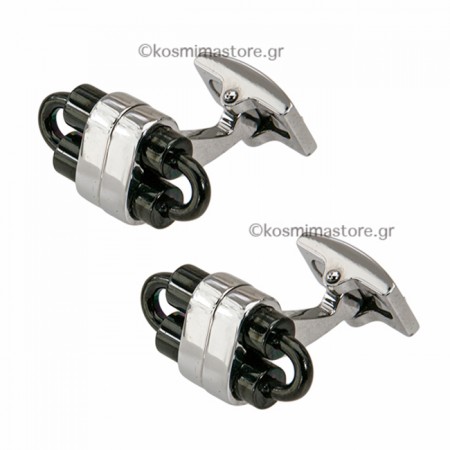 Μοντέρνο Ζευγάρι Ατσάλινα Μανικετόκουμπα